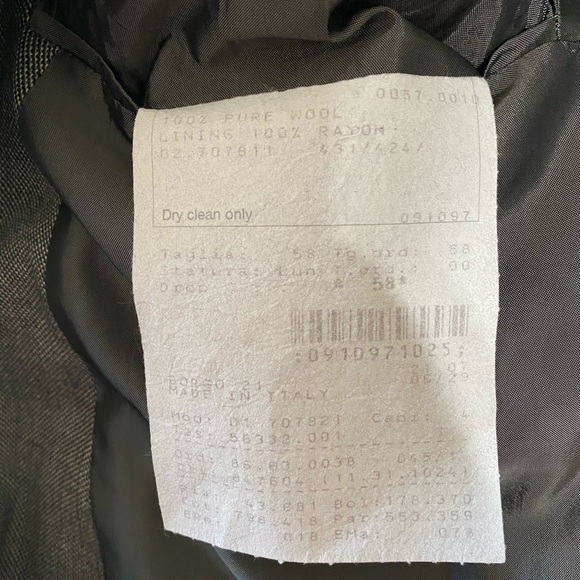 Giorgio Armani 100% Wool Sports Blazer - Picture 6 of 7